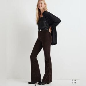 Madewell The Petite Perfect Vintage Flare Pant in Corduroy Size 33P